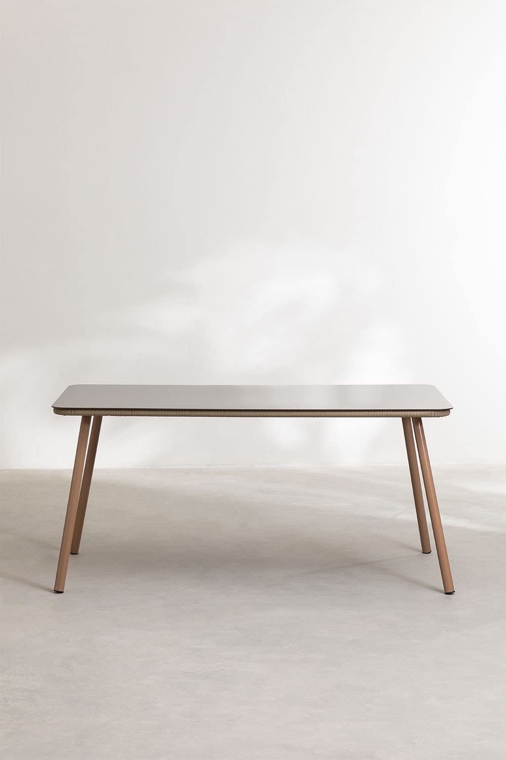Sklum Arhiza Tavolo Giardino 160x90 cm Marrone Moka