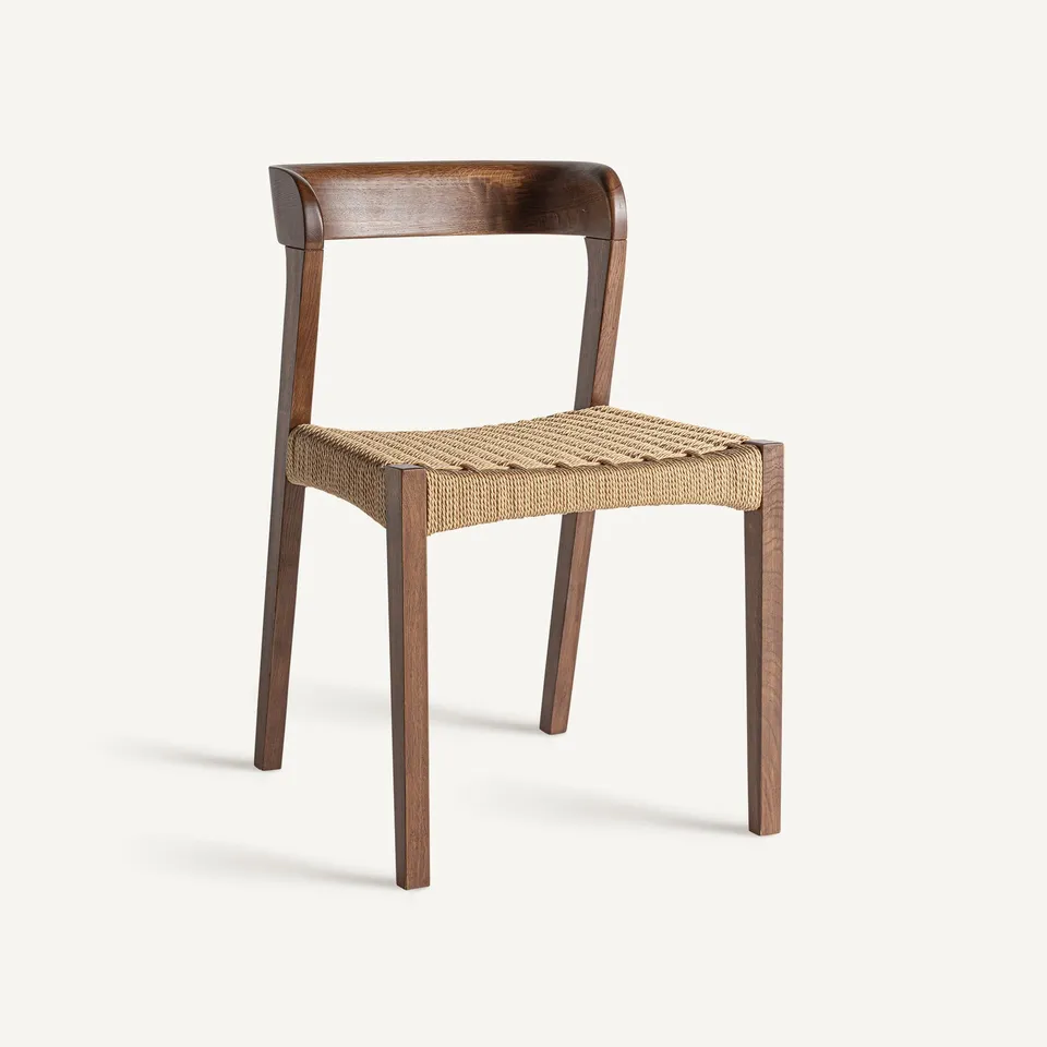 Bambua Tudelle sedia legno marrone fibra