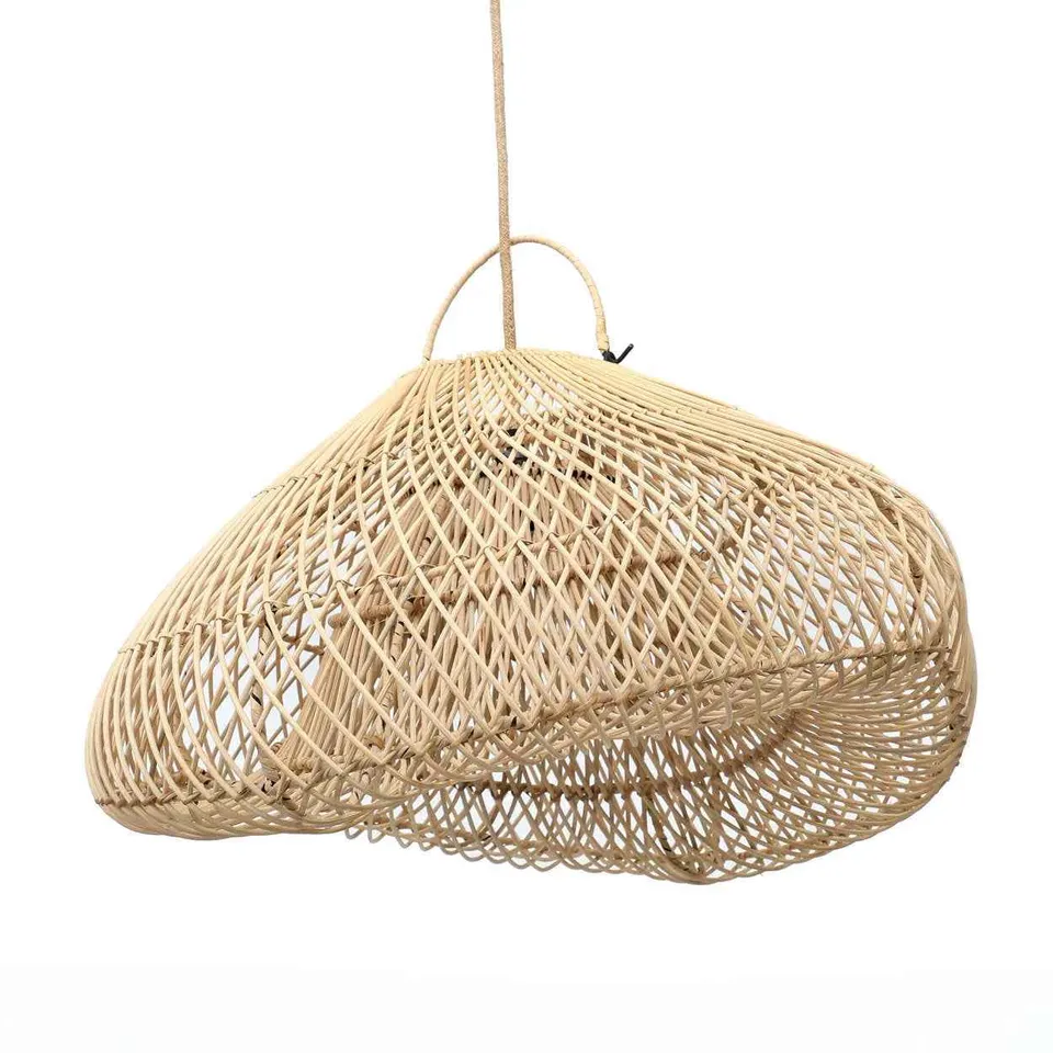 Bambua Cloud lampada a sospensione rattan naturale M