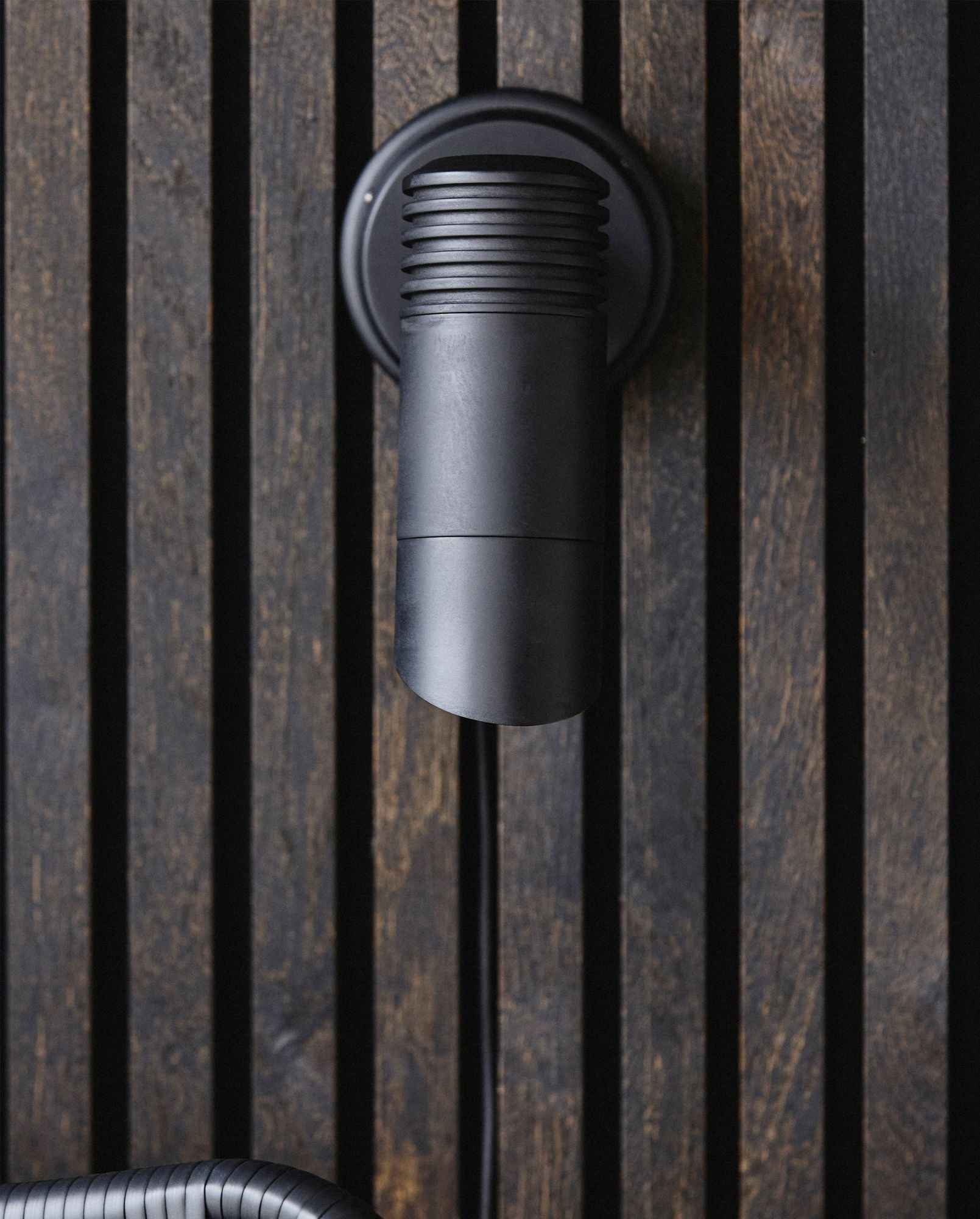 Bambua Bragi lampada parete esterno nero ottone