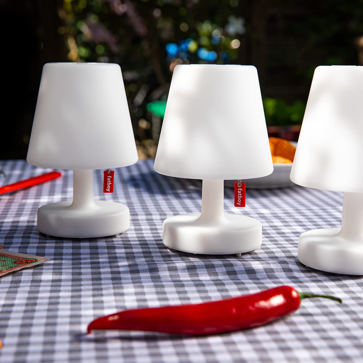 Fatboy Edison the Mini Lampada Tavolo Bianca Set 3 Pz LED