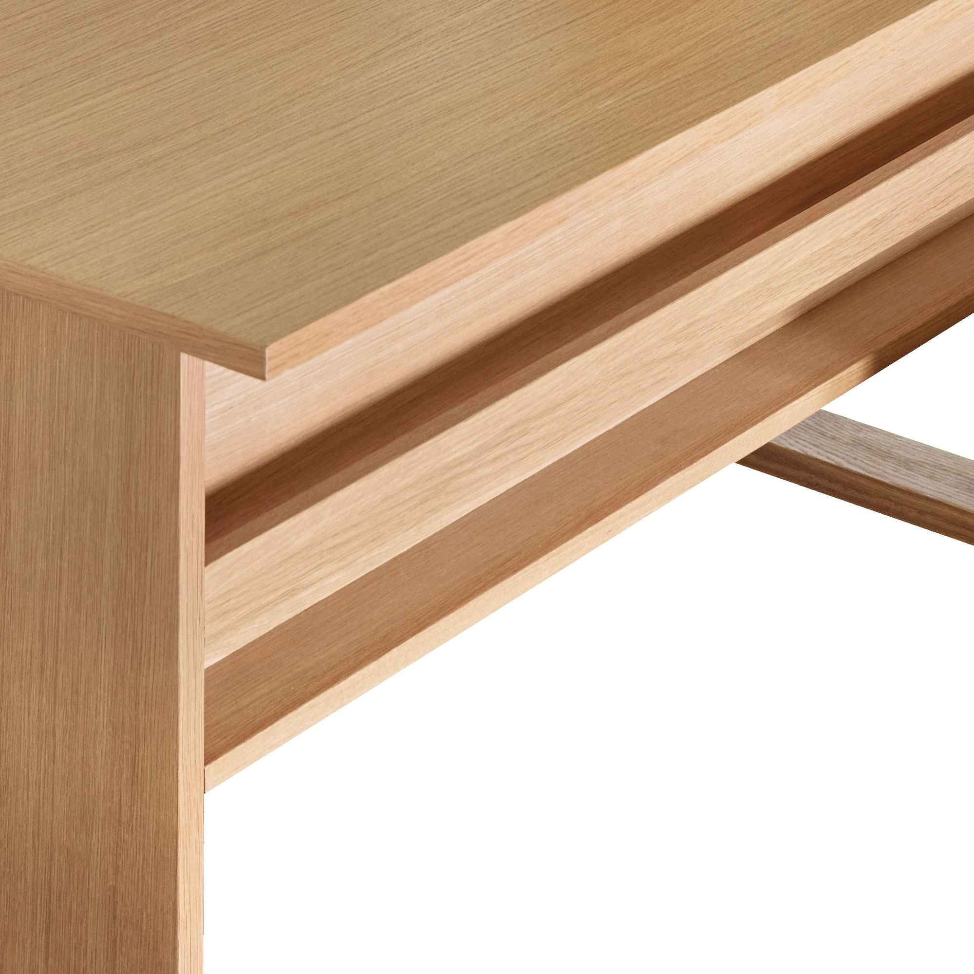 Bambua Forma scrivania naturale rovere porta riviste