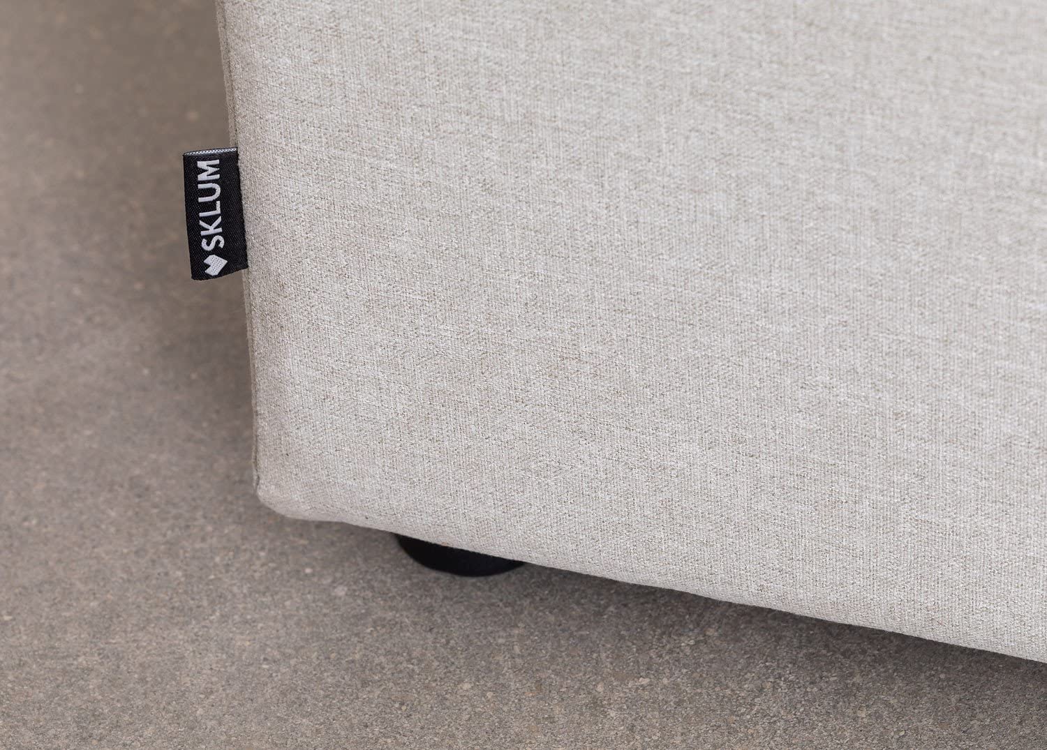Sklum Kata divano componibile 2 pezzi con pouf