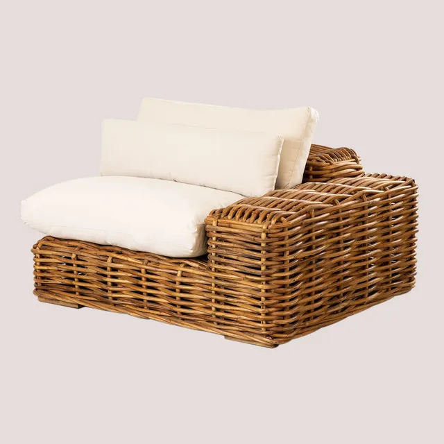 Sklum Milu Style modulo divano giardino mogano