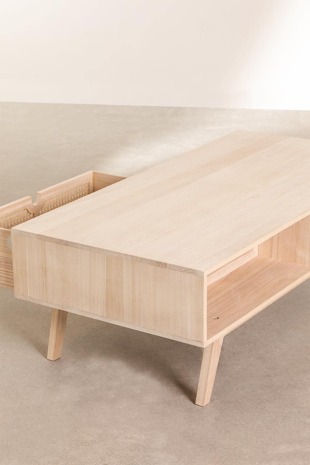 Sklum Ralik Style tavolino caffè legno naturale 120 cm