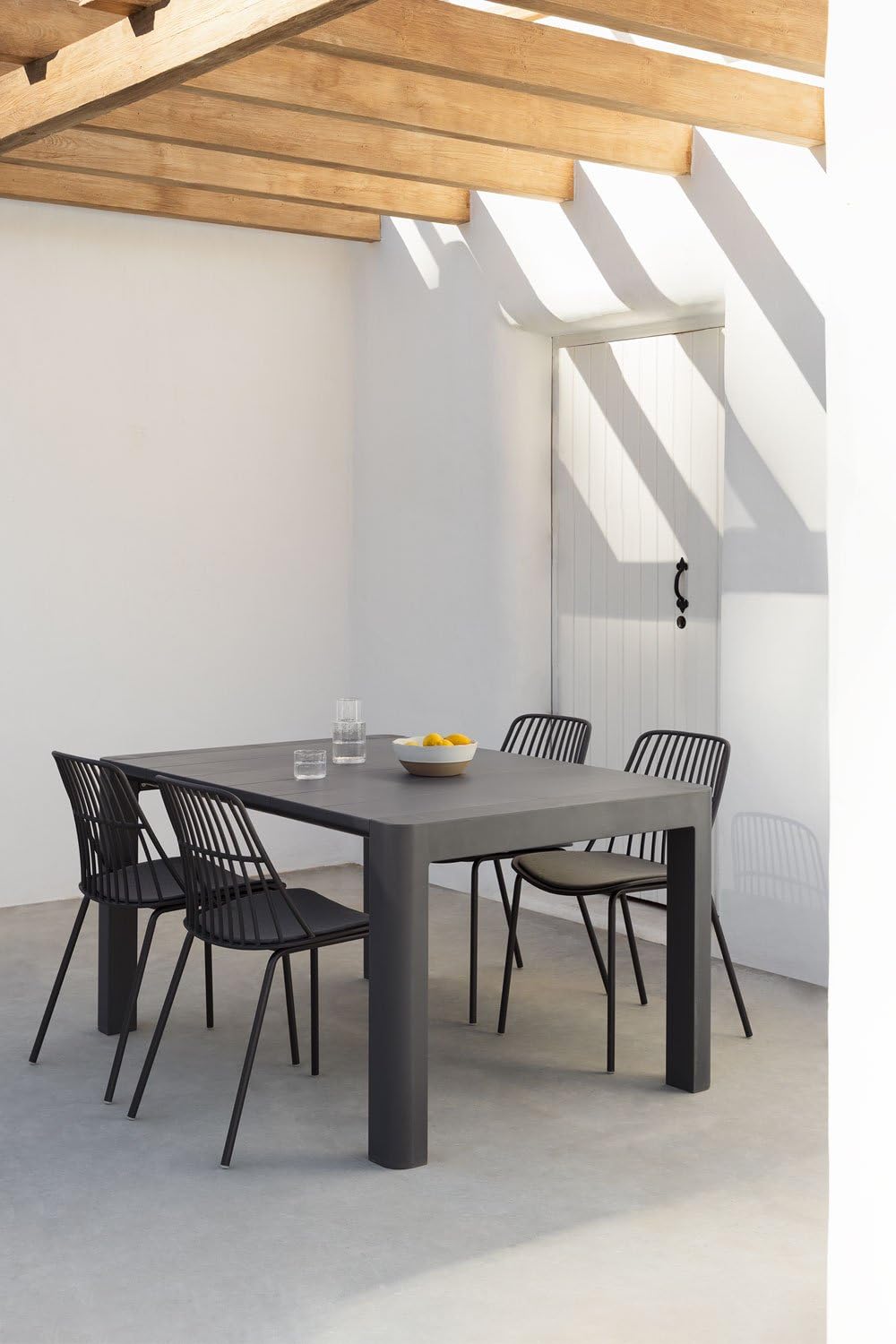 Sklum Arnadine Maeba set tavolo sedie giardino 140x100 4 posti