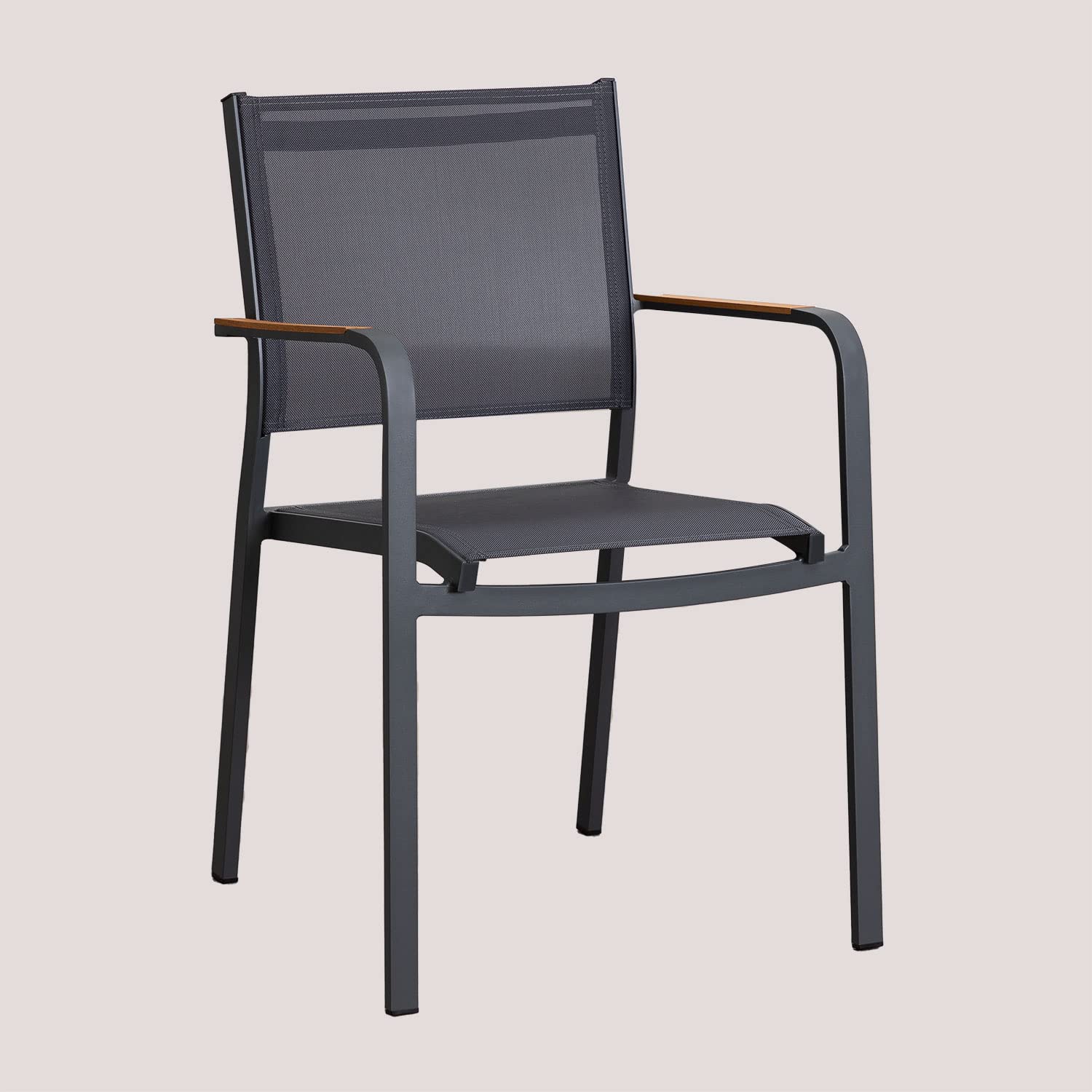 Sklum Archer set 6 sedie da giardino alluminio antracite