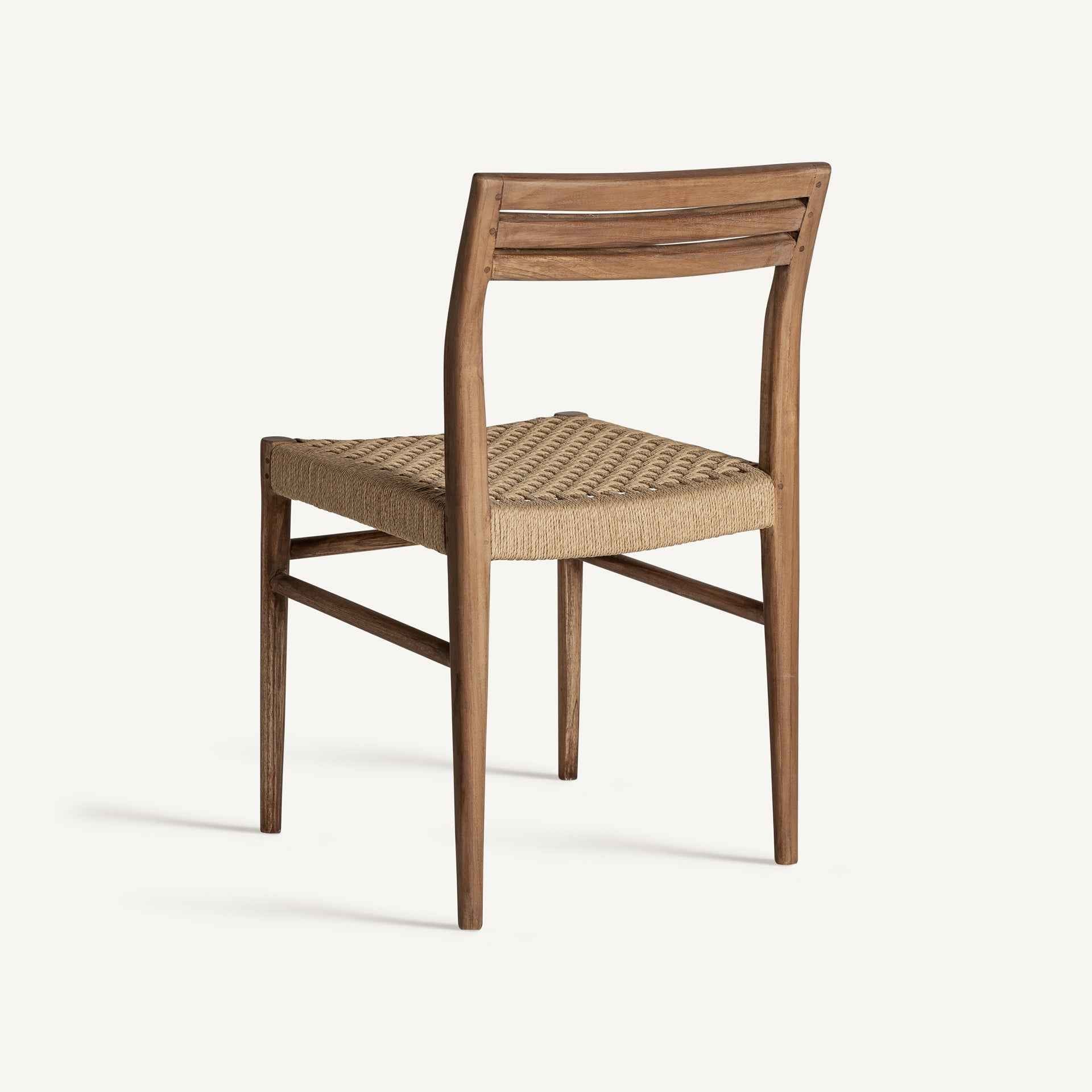 Bambua Souillac sedia pranzo teak corda