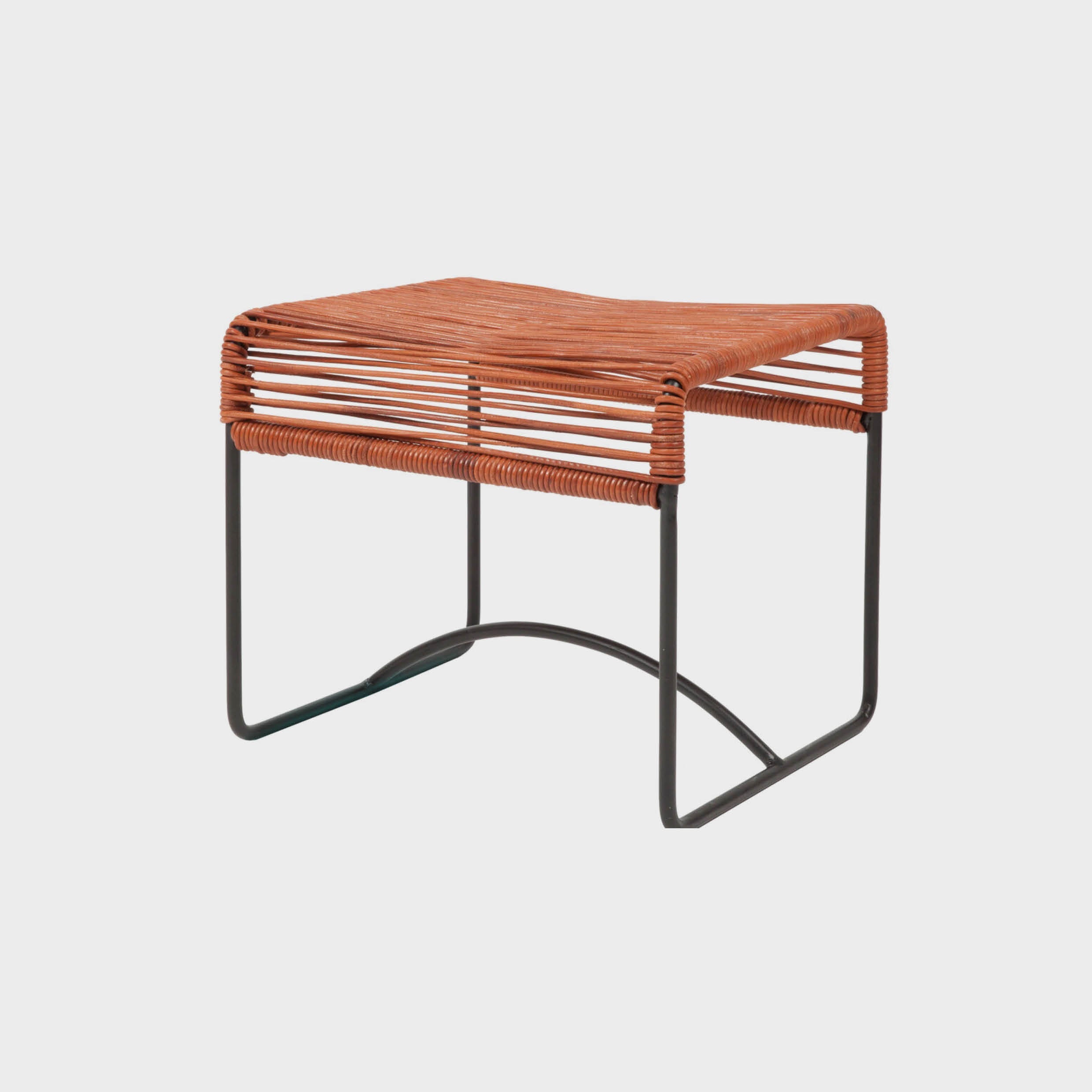 Acapulco Design Stool Cognac sgabello marrone esterno