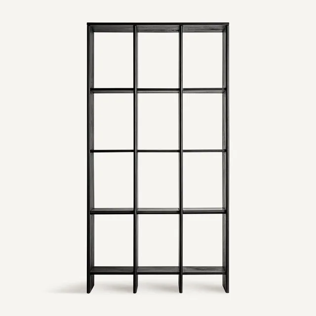 Bambua Nara libreria legno mango e marmo