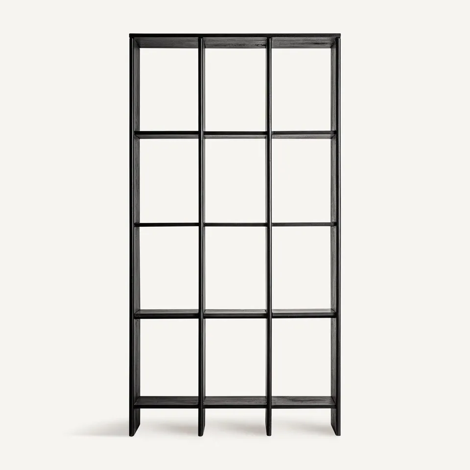 Bambua Nara libreria legno mango e marmo