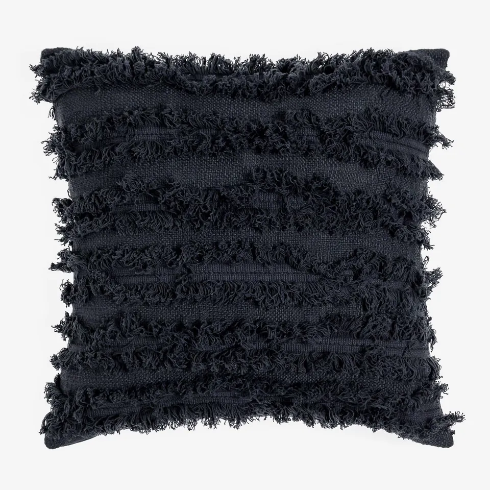 Sklum Crato cuscino quadrato 45x45 cotone con frange