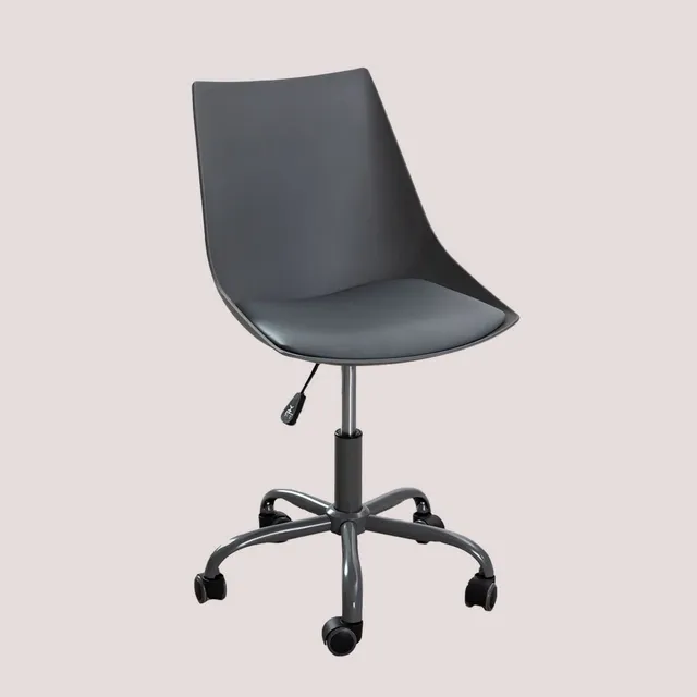 Sklum Adoni sedia da ufficio grigio antracite con ruote