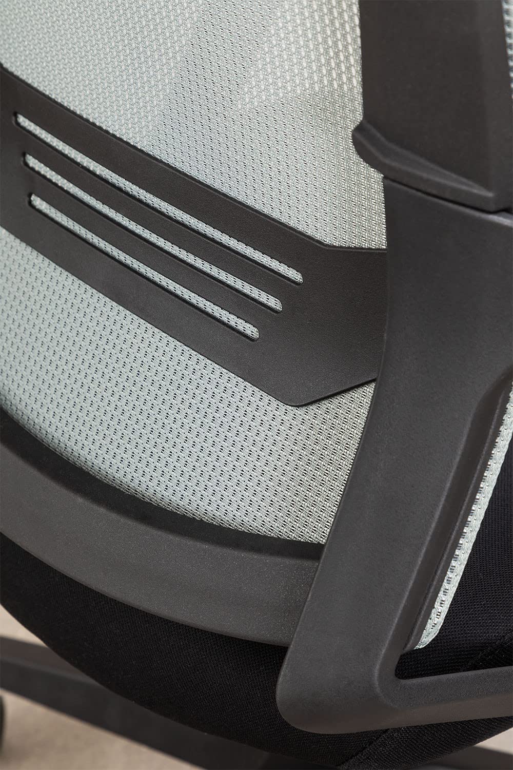 Sklum Work Colors sedia ufficio con ruote grigio nero