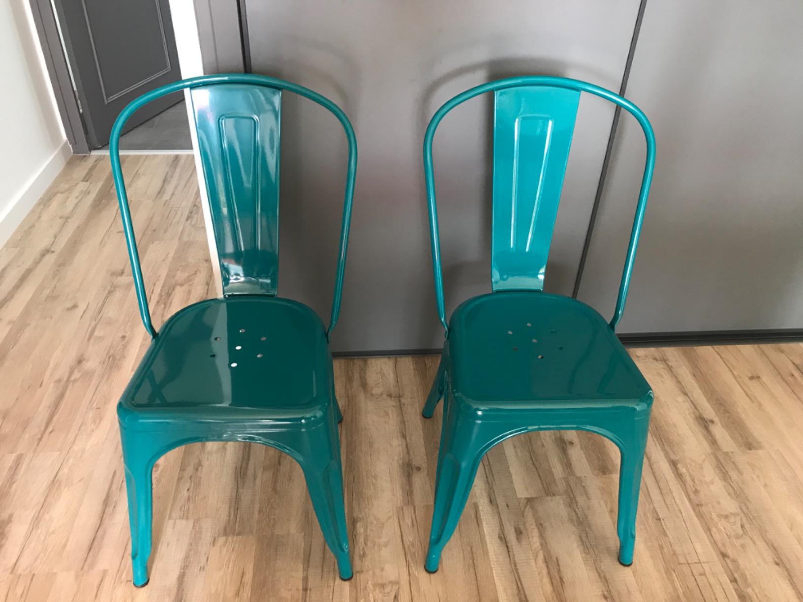 Sklum LIX Set 2 Sedie Cucina Acciaio Impilabili