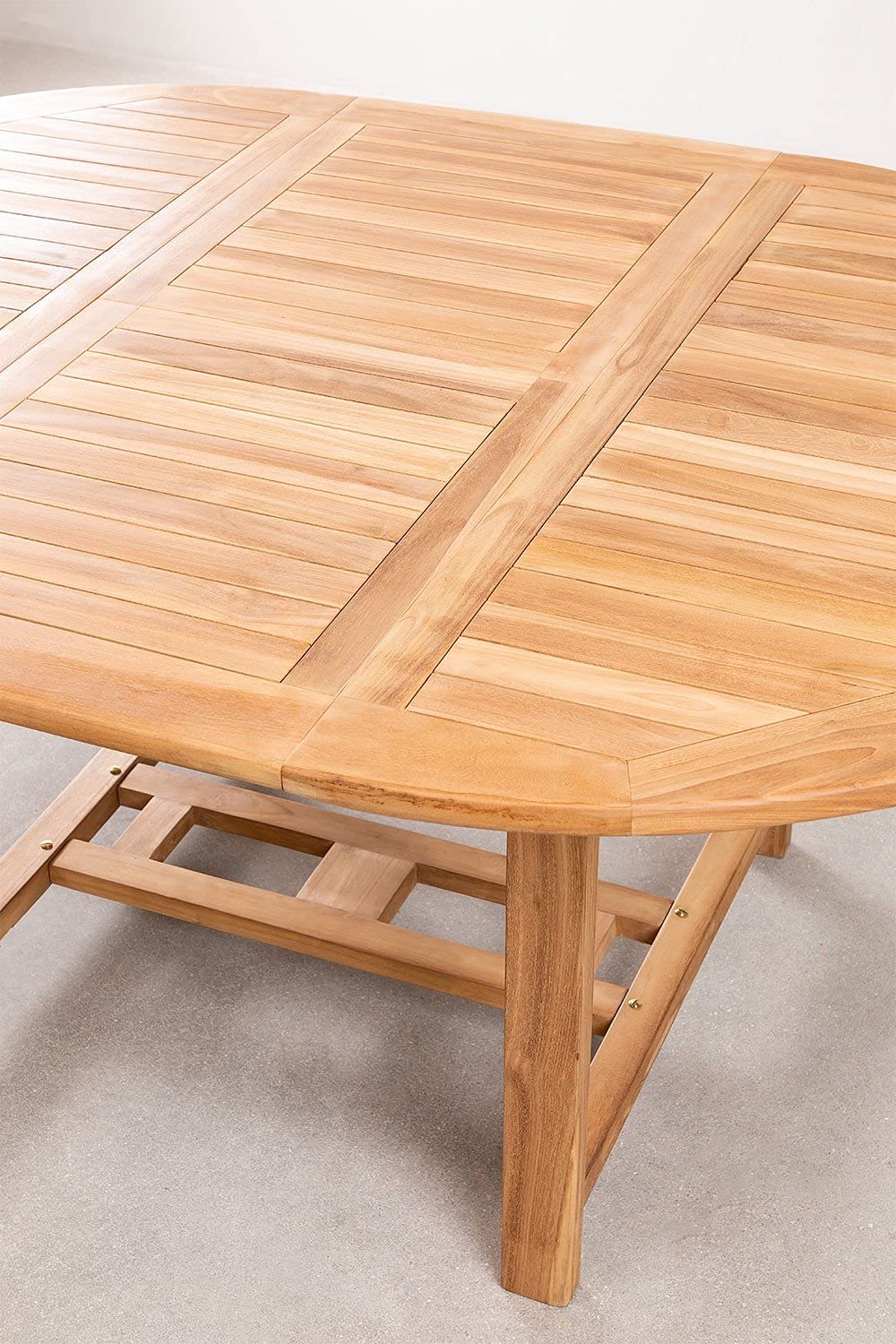 Sklum Pira 120-170x75 set tavolo sedie giardino 4 sedie teak
