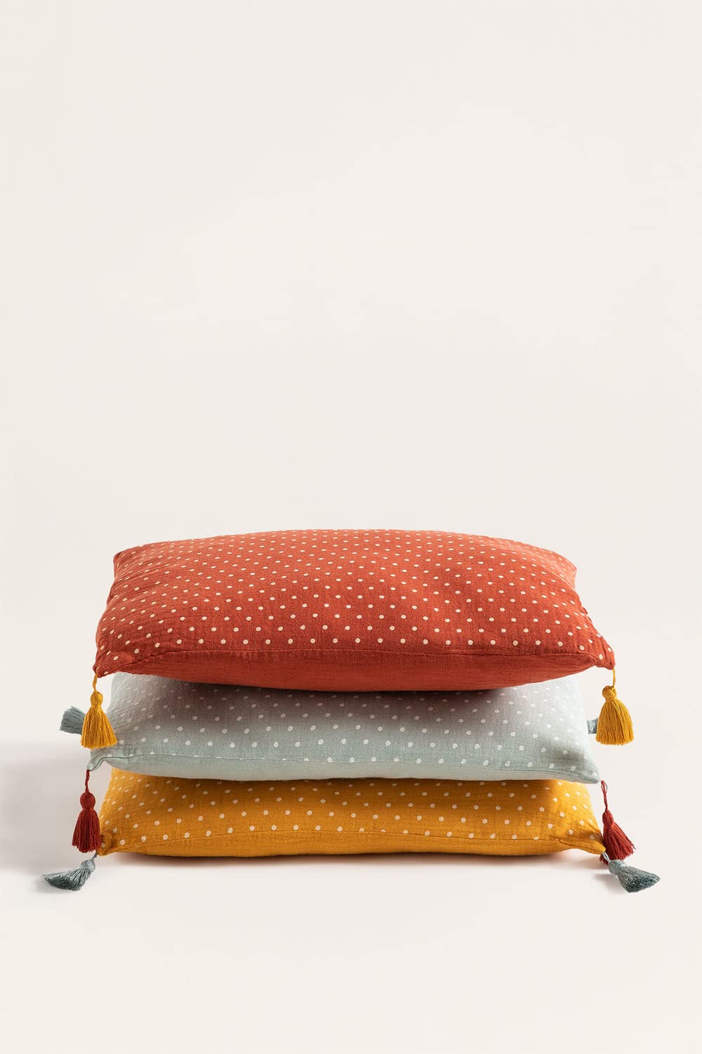 Sklum Danika cuscino cotone 30x40 terracotta