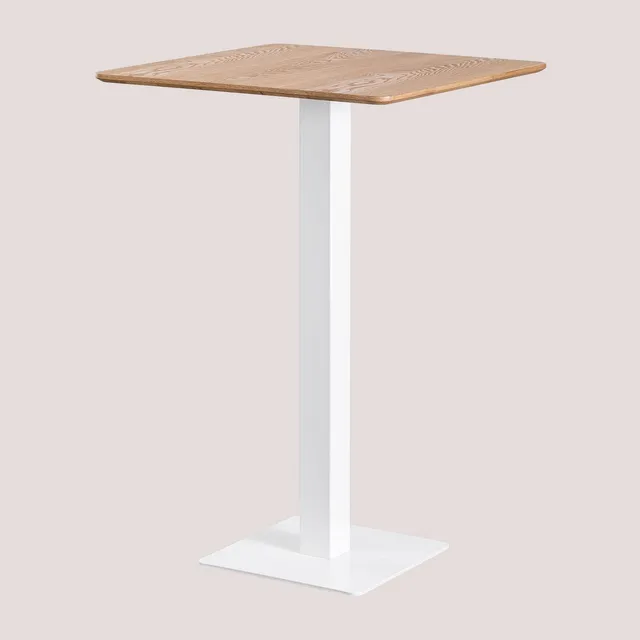 Sklum Espresso Bianco tavolo alto 70 cm frassino