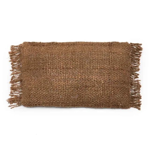 Bambua Oh My Gee federa cuscino cotone marrone 30x50
