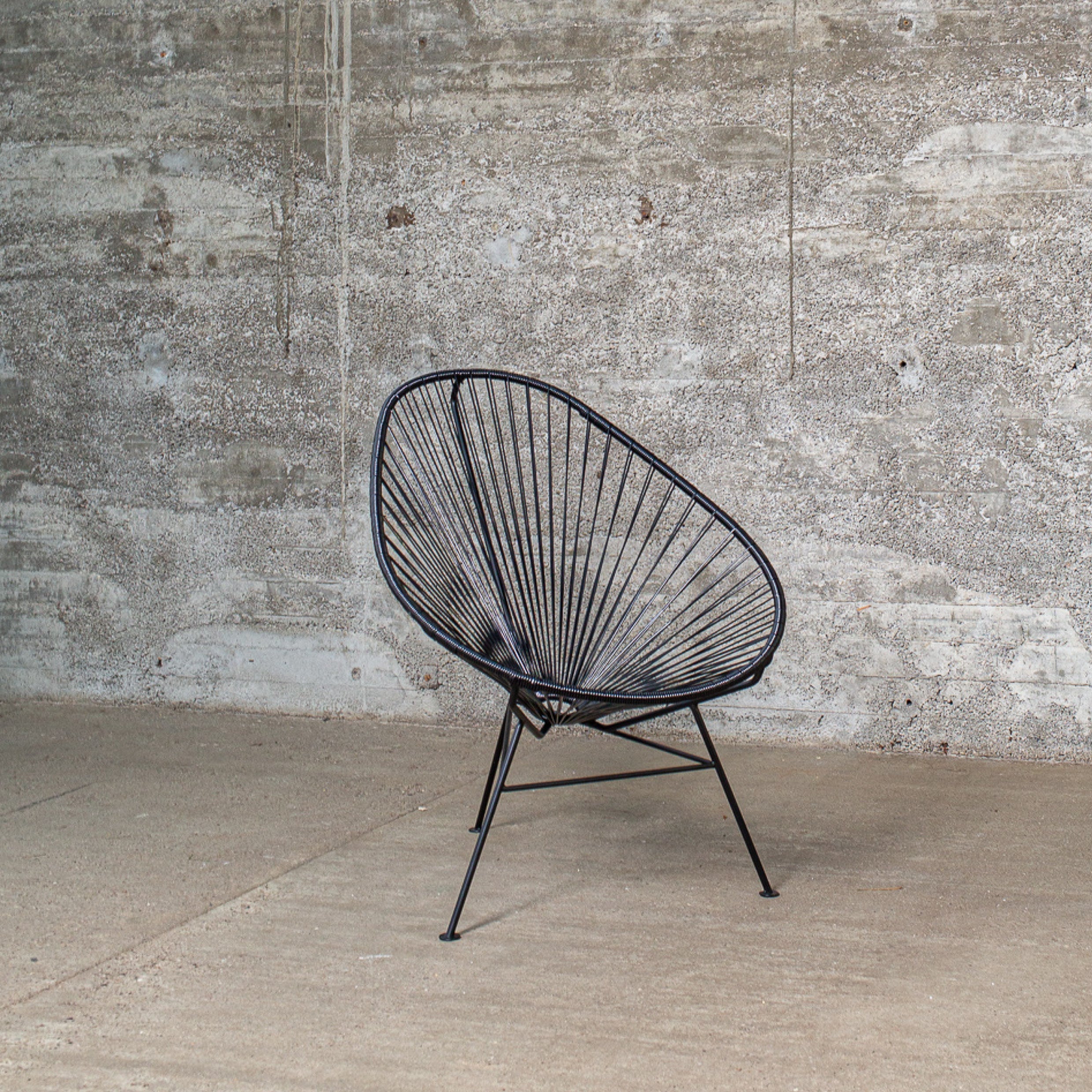 Acapulco Design Classic Negro poltrona nera da esterno