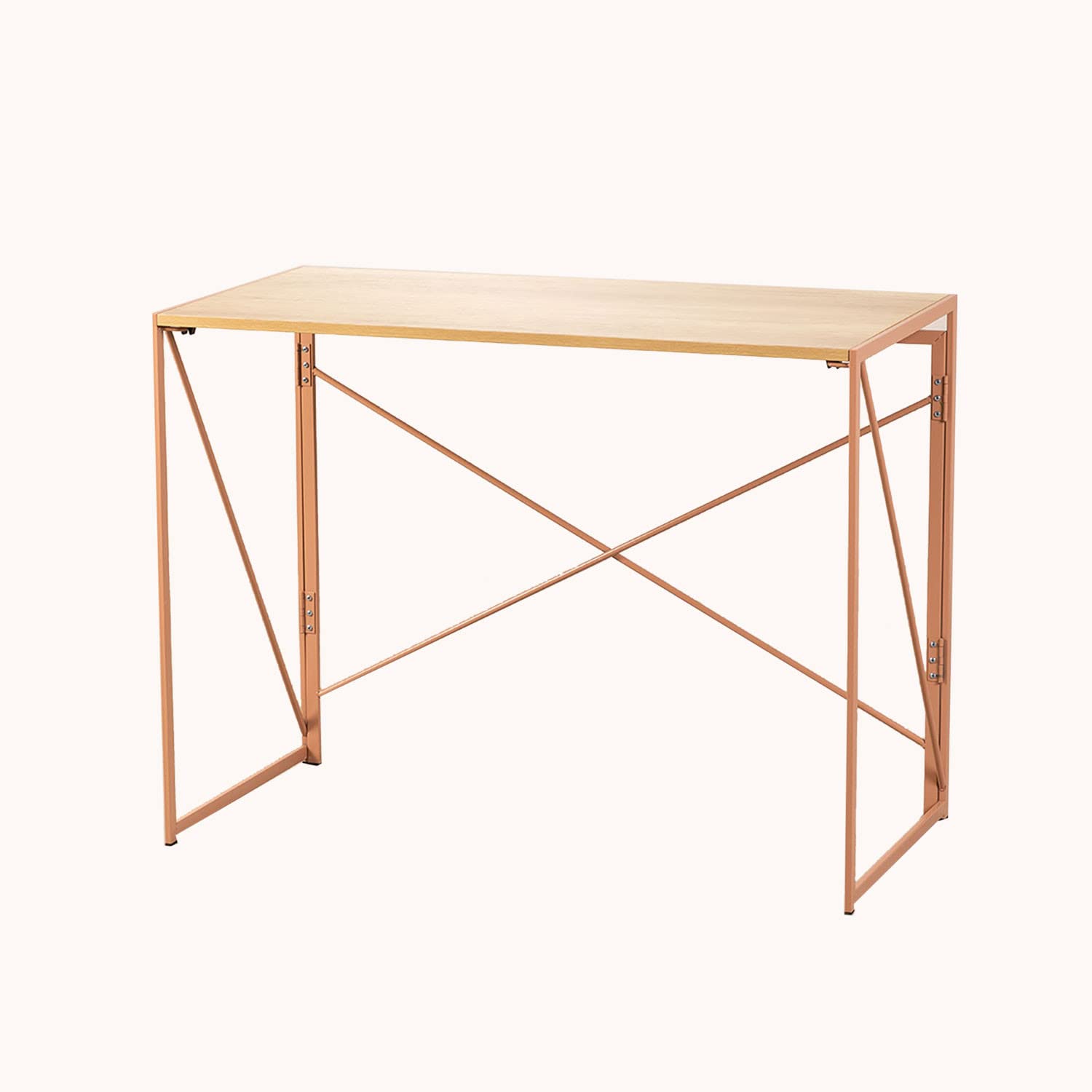Sklum Andra Scrivania Pieghevole 100x50 cm in MDF e Metallo