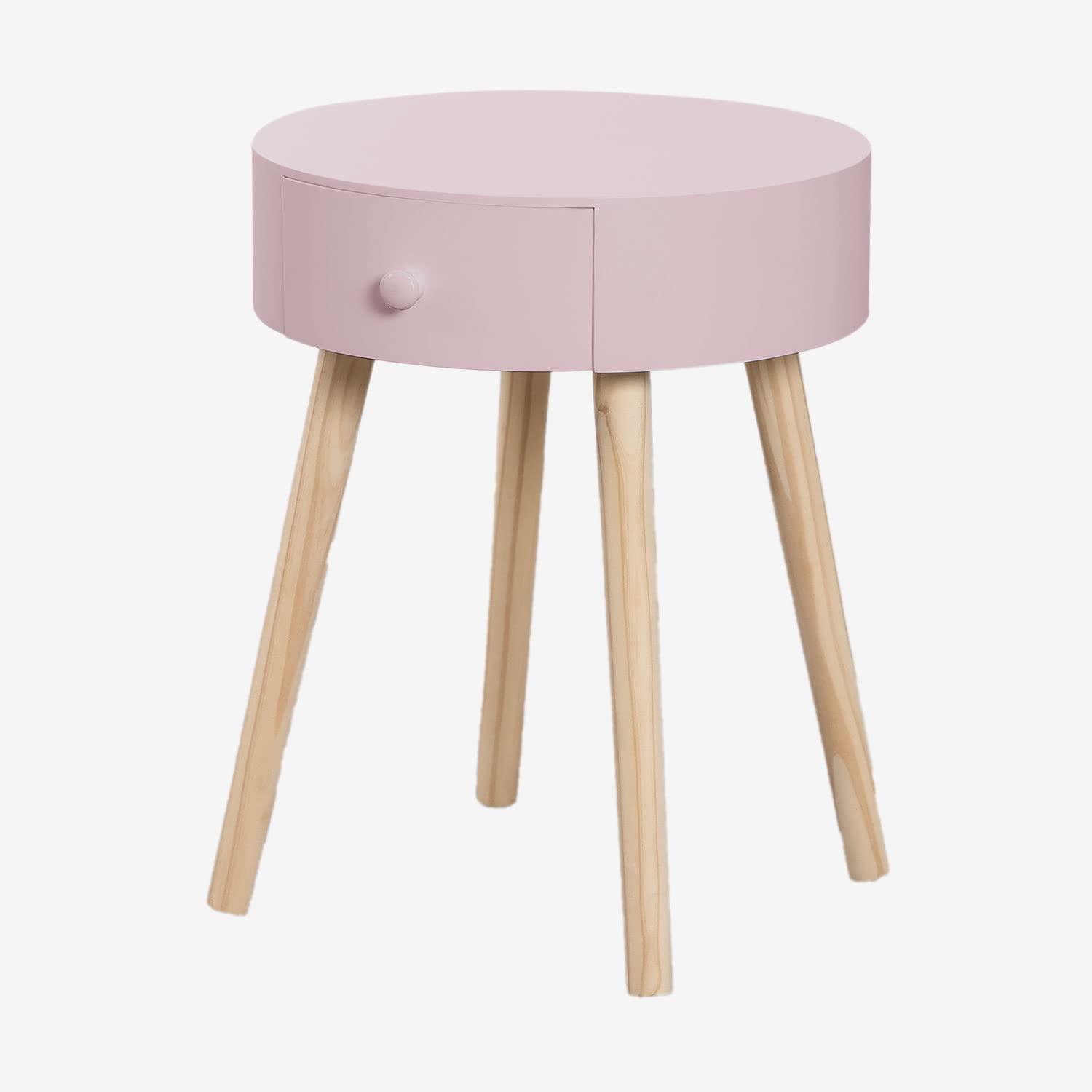 Sklum Lamba comodino legno nocciola con cassetto