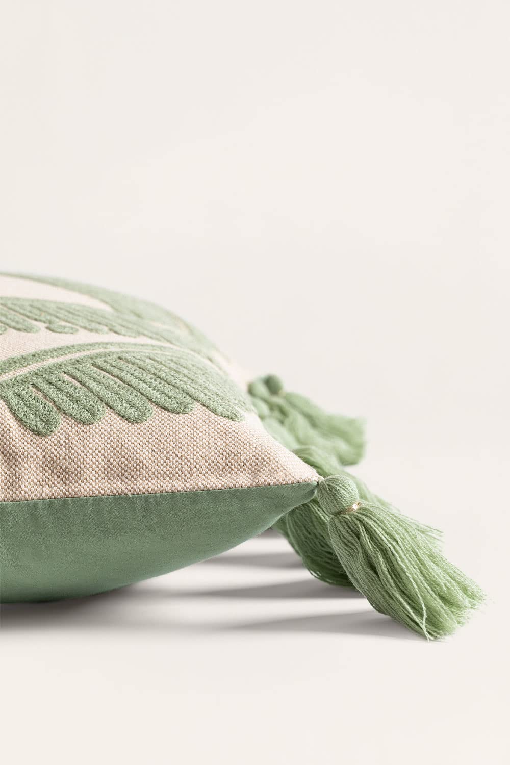 Sklum Osvid cuscino cotone 45x45 cm verde olivastro