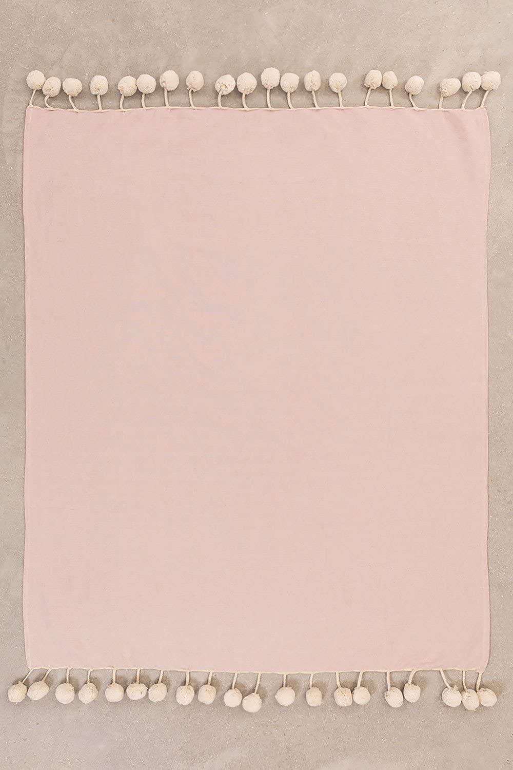 Sklum Olis plaid cotone rosa 163x122 cm nappe