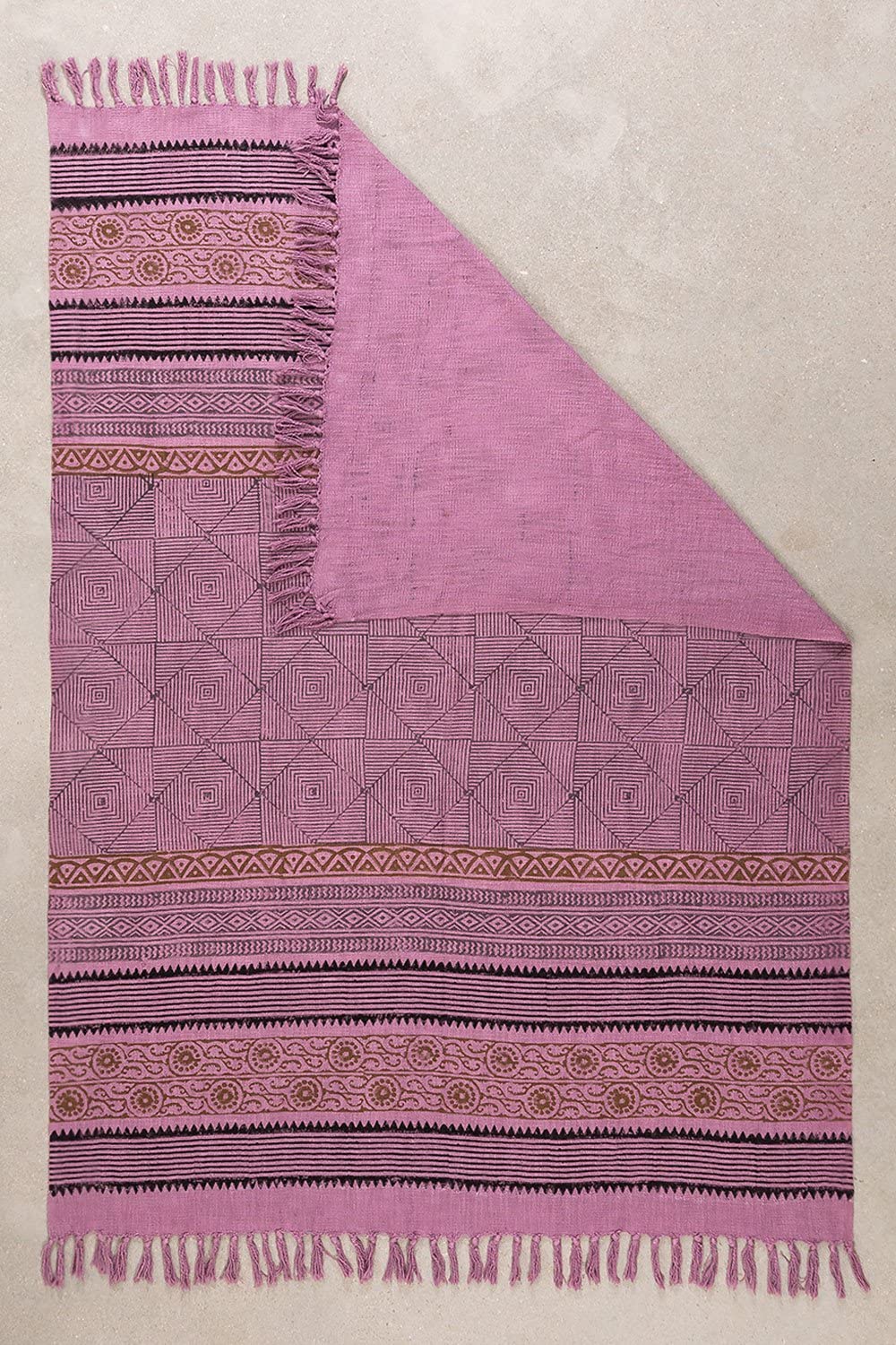 Sklum Siane Coperta Plaid in Cotone Multicolor