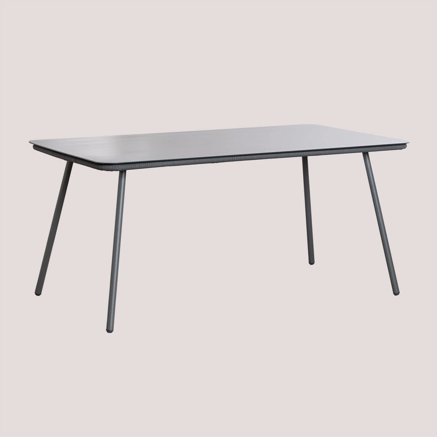 Sklum Arhiza Style tavolo giardino 160x90 cm antracite