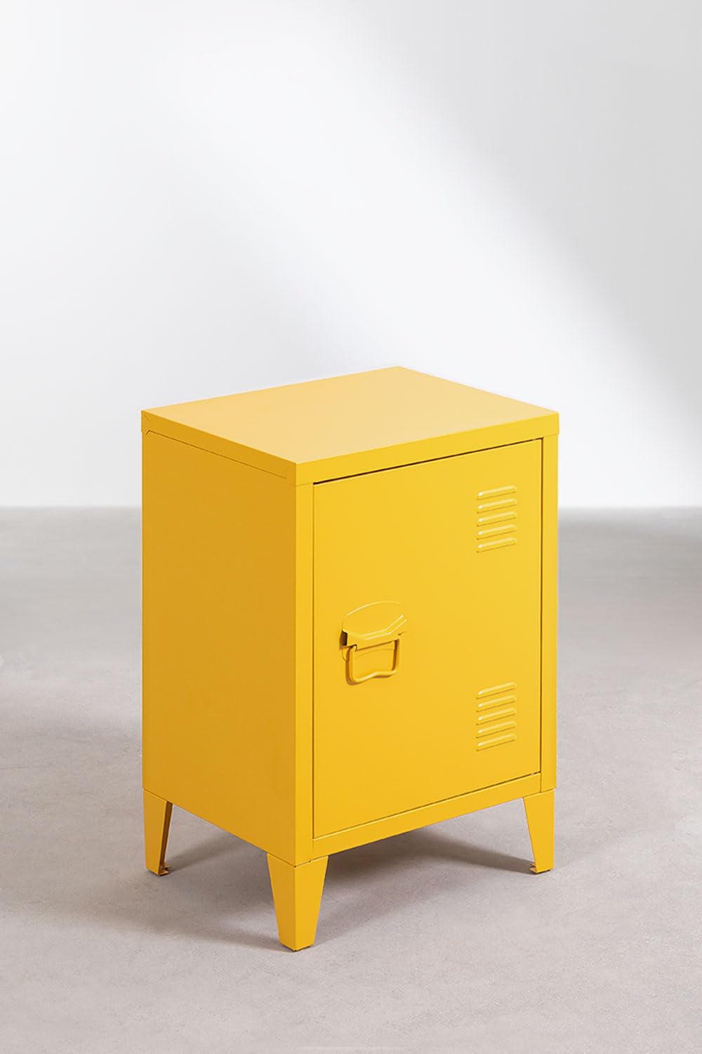 Sklum Pohpli comodino acciaio giallo curry 40 cm