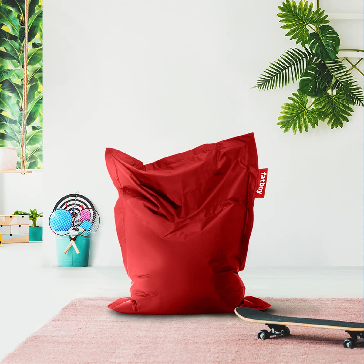 Fatboy Original poltrona sacco rossa impermeabile