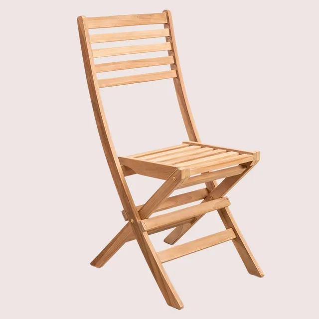 Sklum Nicola sedia giardino pieghevole in teak