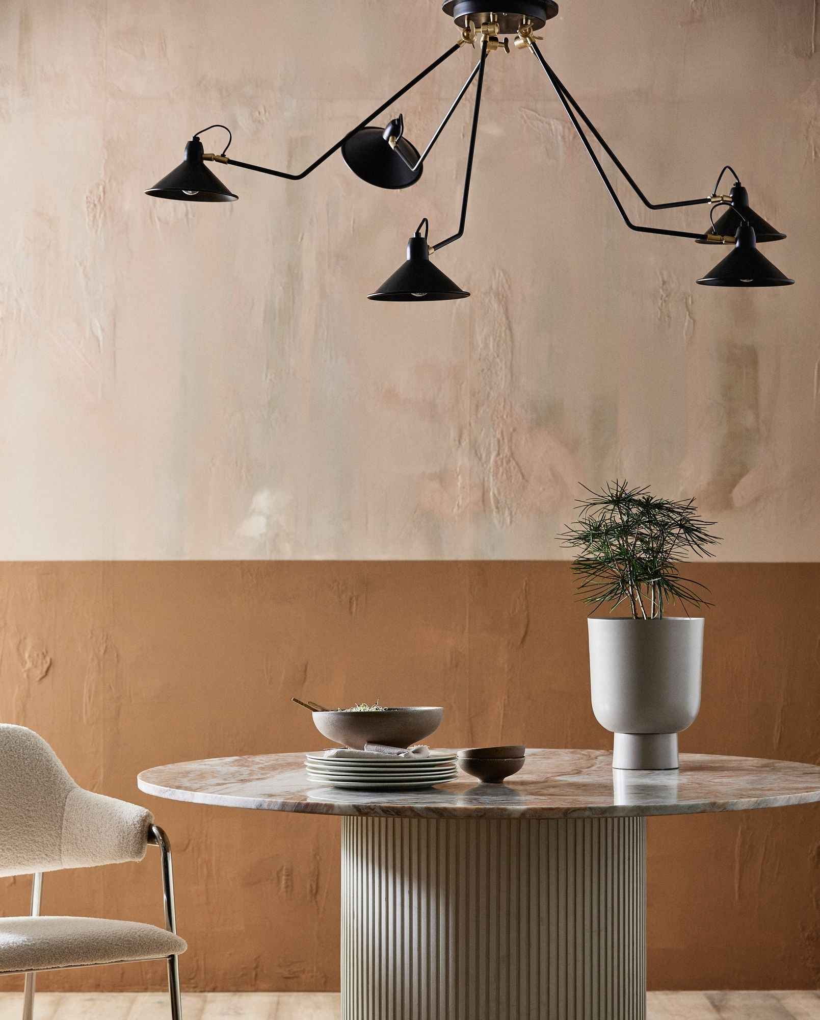 Bambua Galoa portavaso S beige alluminio 9,5 L