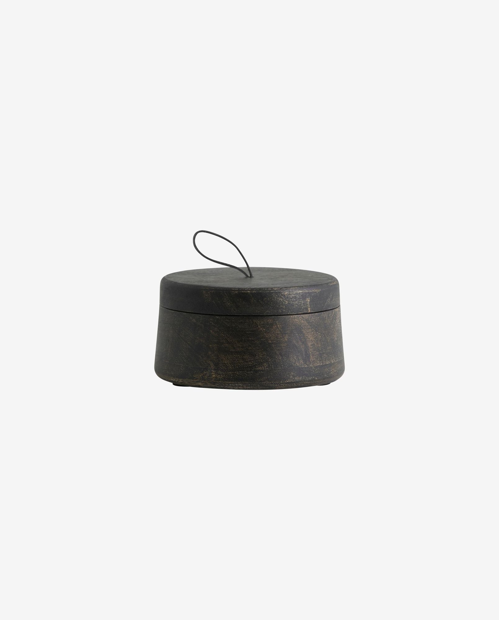 Bambua Borizo contenitore legno mango nero