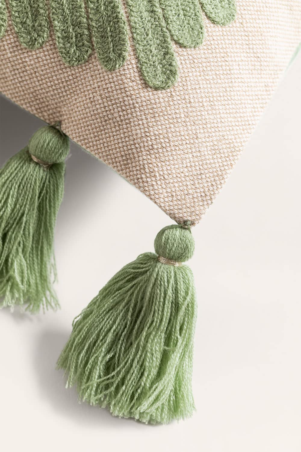 Sklum Osvid cuscino cotone 45x45 cm verde olivastro