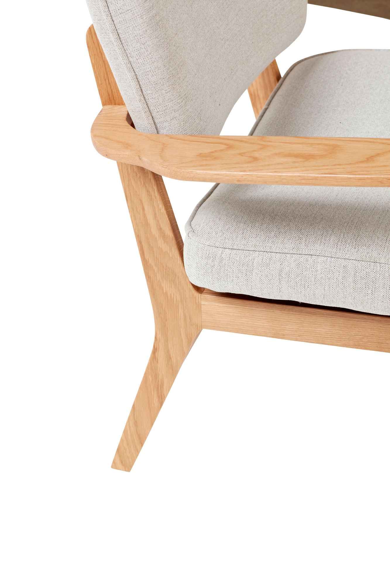 Bambua Haze poltrona lounge grigio naturale rovere