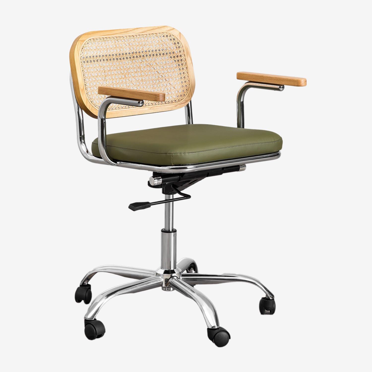 Sklum Tento sedia ufficio similpelle rattan