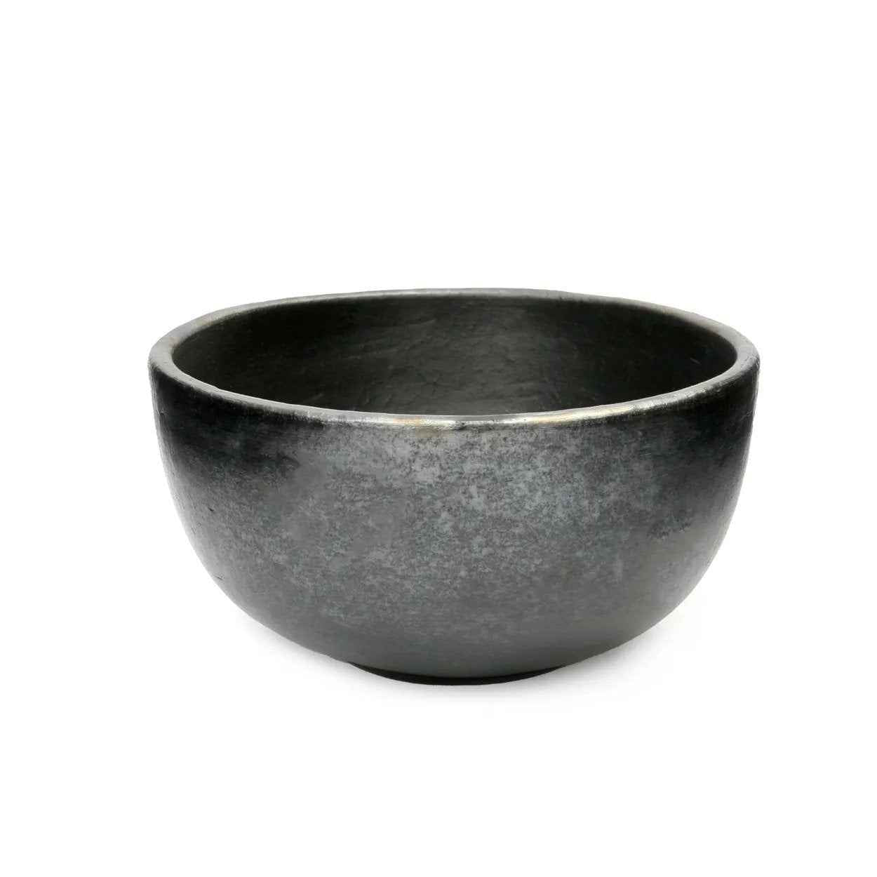Bambua Burned Bowl ciotola nera M terracotta