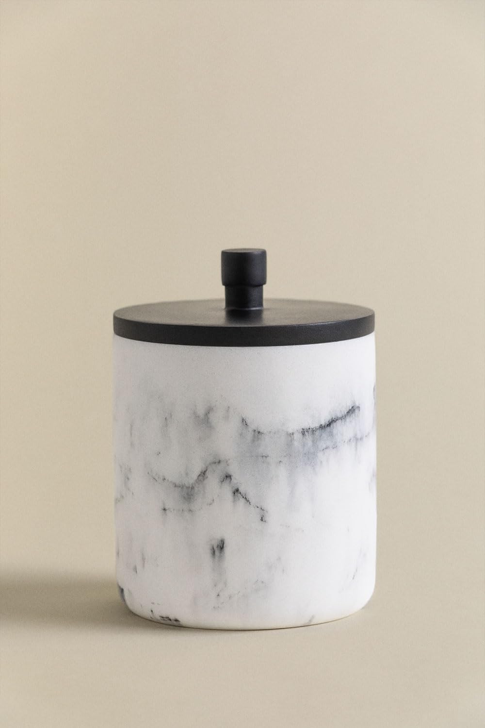 Sklum Yaele barattolo bagno bianco effetto marmo