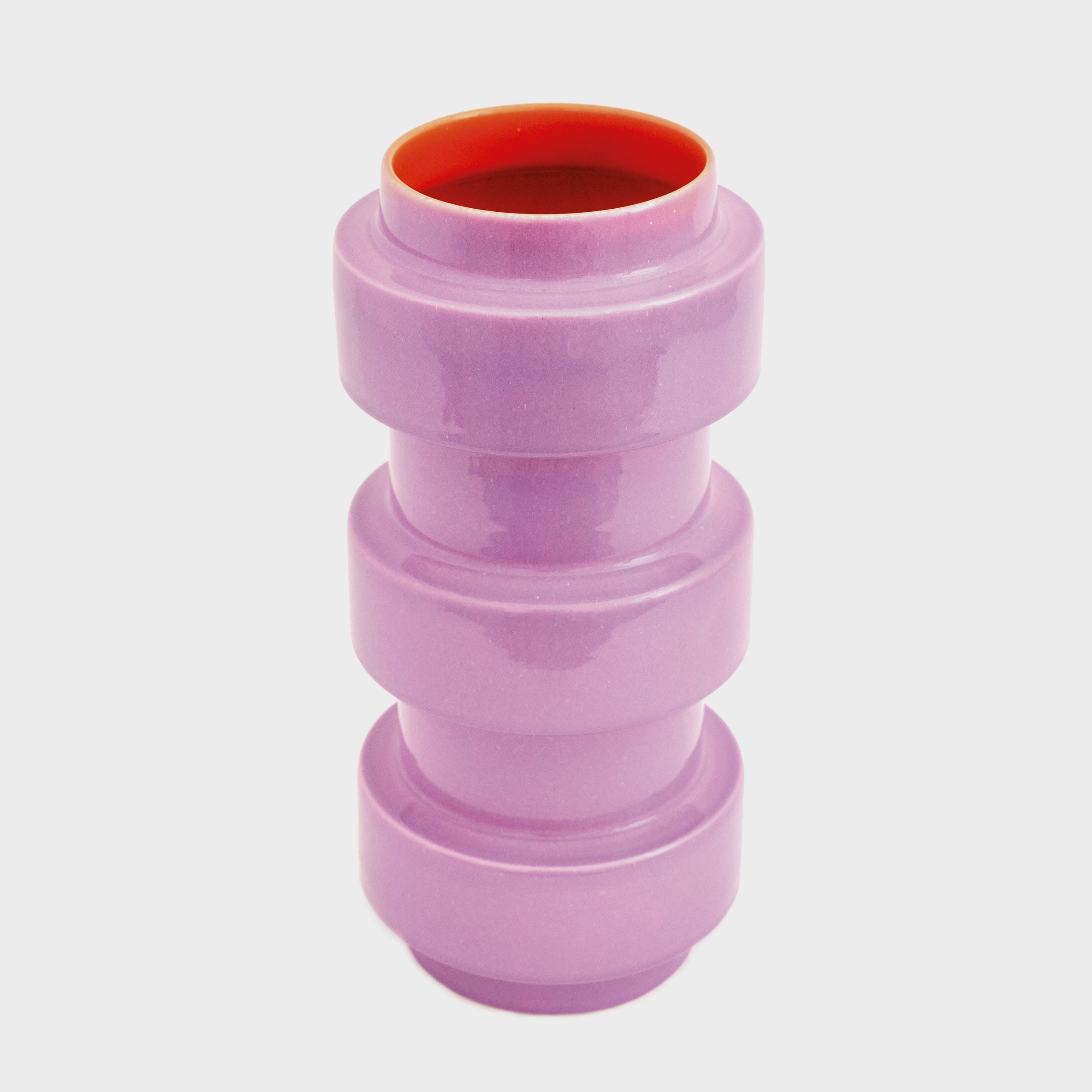 Acapulco Design Los Floreros Trumpet vaso ceramica lilla