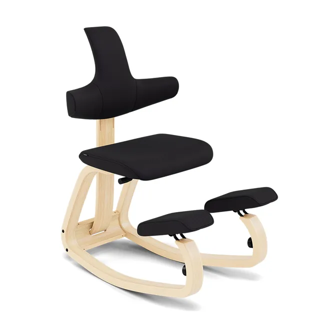 Varier Thatsit sedia ergonomica naturale/nero in faggio