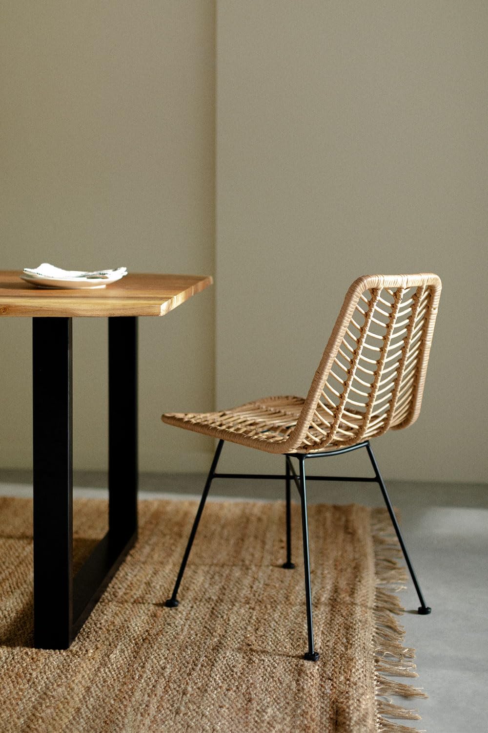 Sklum Gouda Natural sedia da giardino in rattan