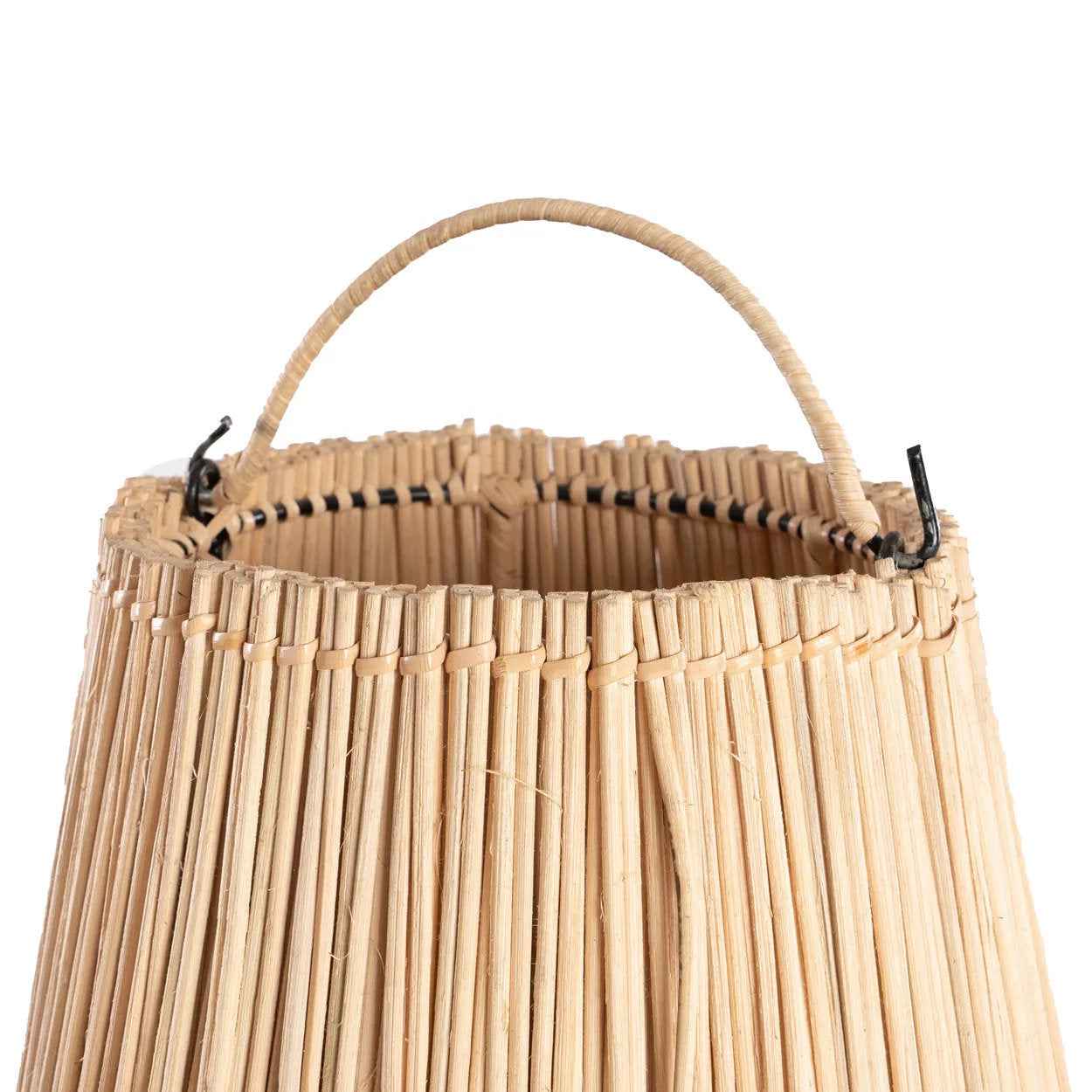 Bambua Shala L lampadario rattan naturale grande
