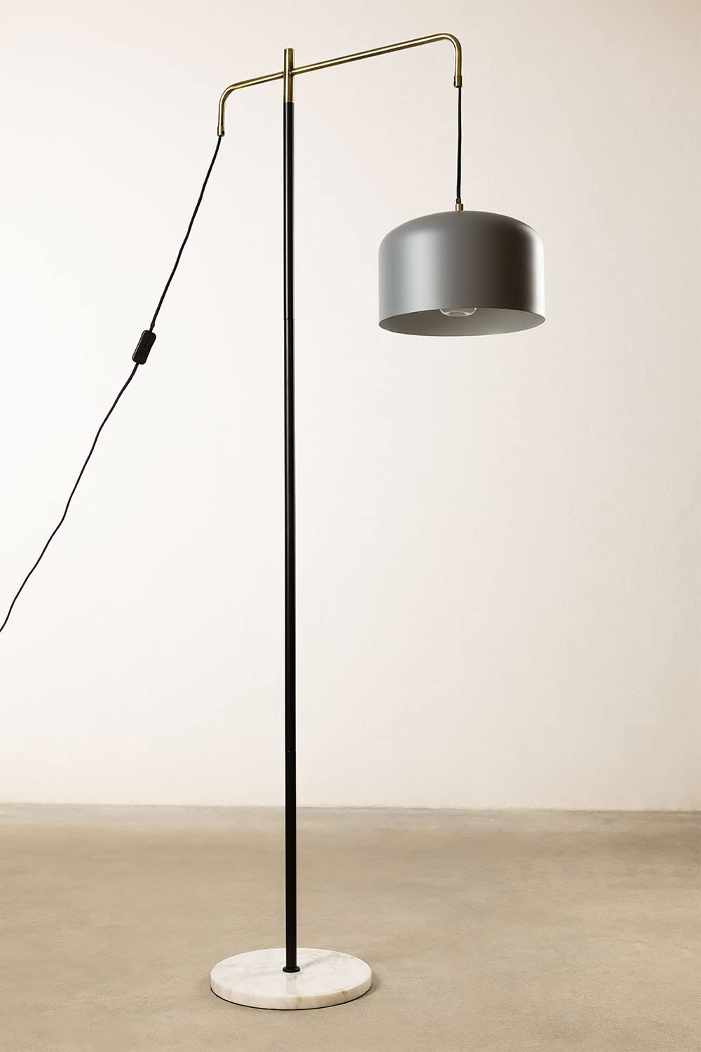 Sklum Lidyas piantana paralume ferro grigio 160 cm