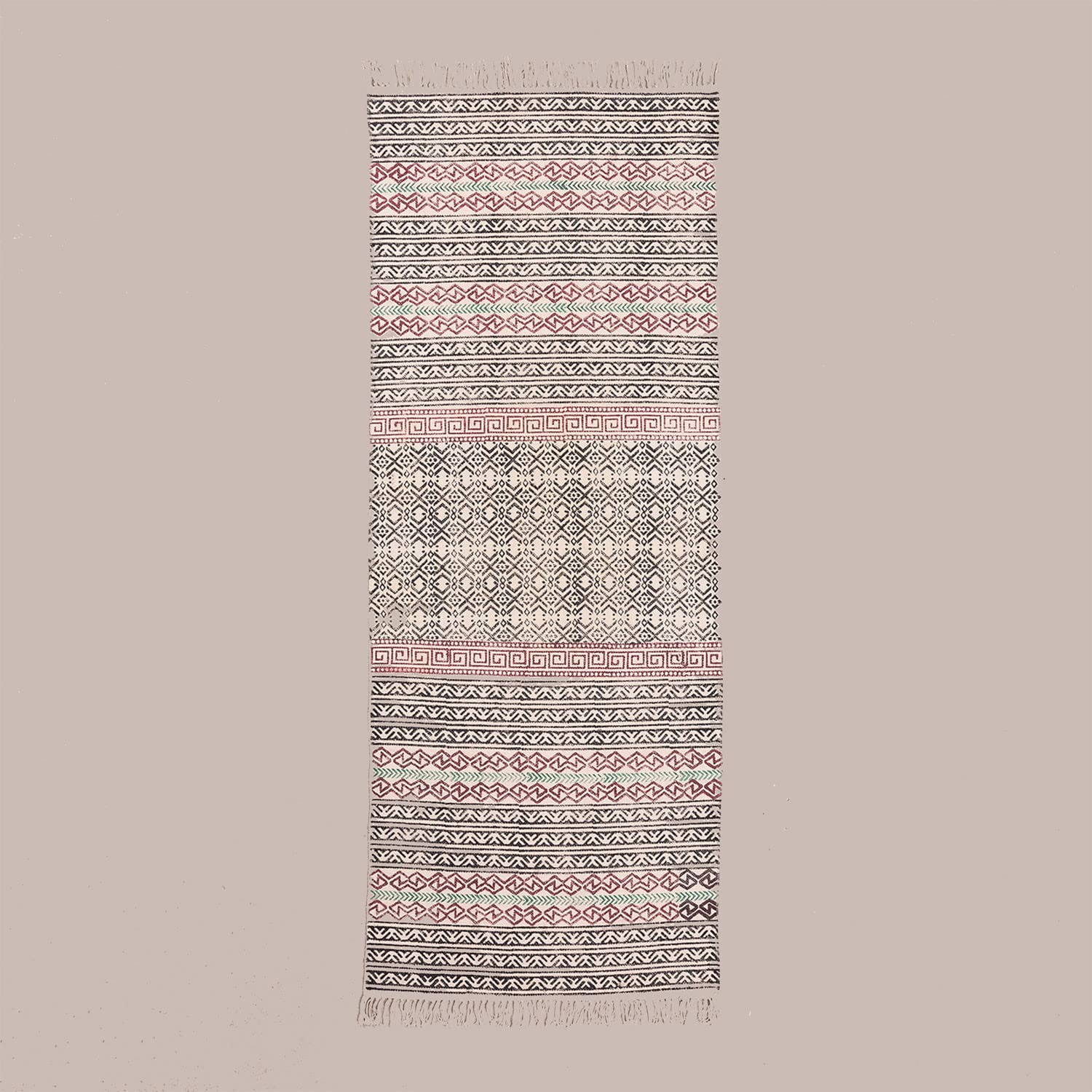 Sklum Sousa tappeto 203,5x78,5 cm multicolor in cotone