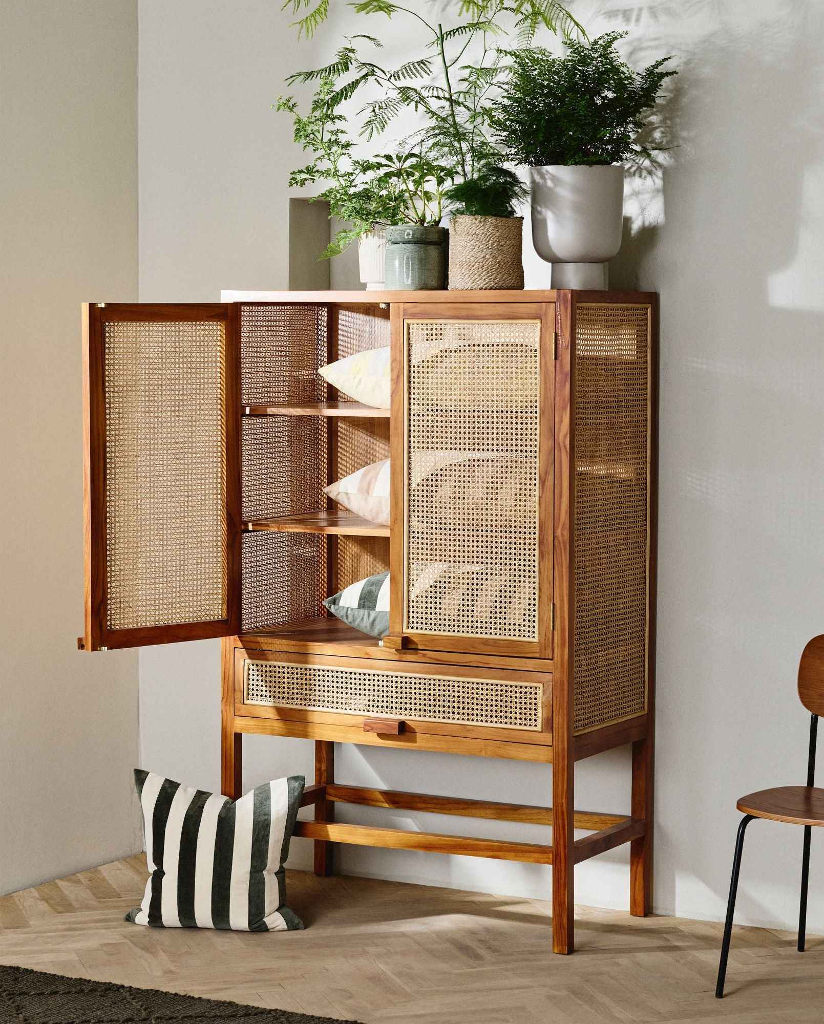 Bambua Merge mobile contenitore rattan naturale