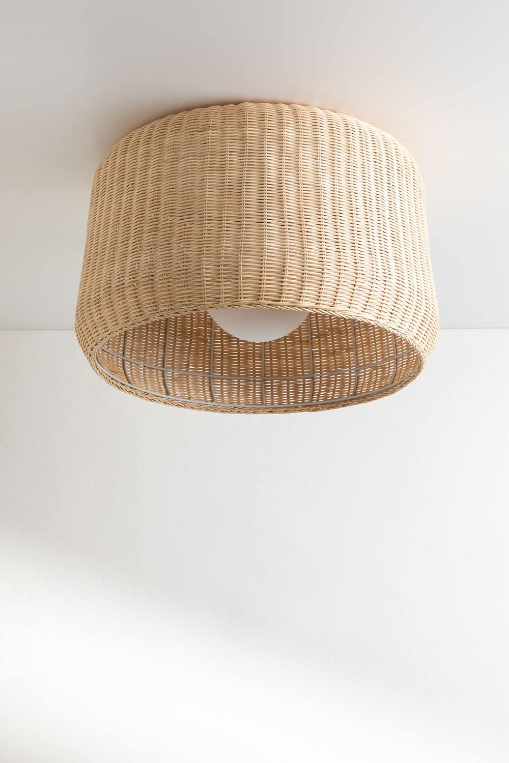 Sklum Okowa plafoniera in rattan naturale Ø41 cm
