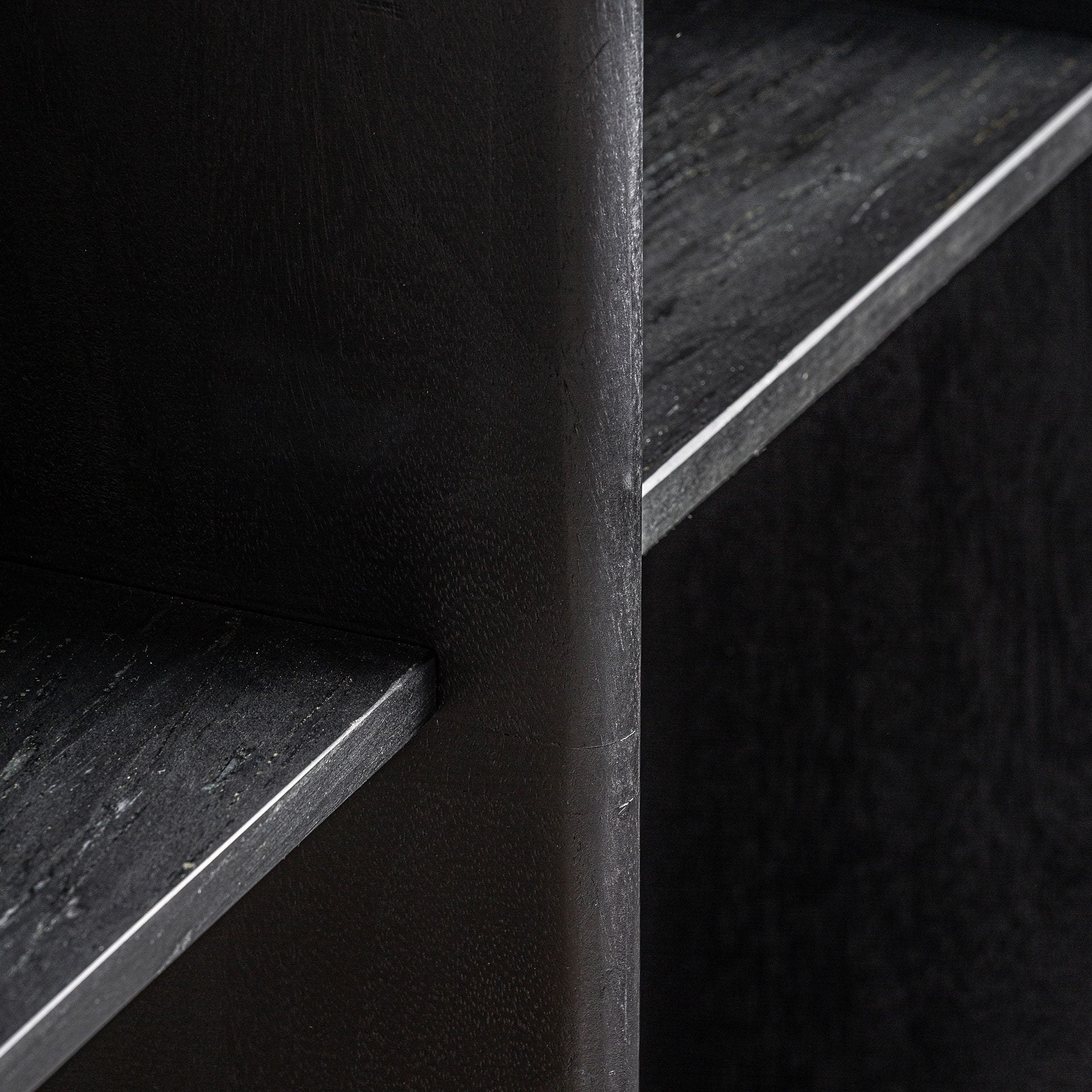 Bambua Nara libreria legno mango e marmo