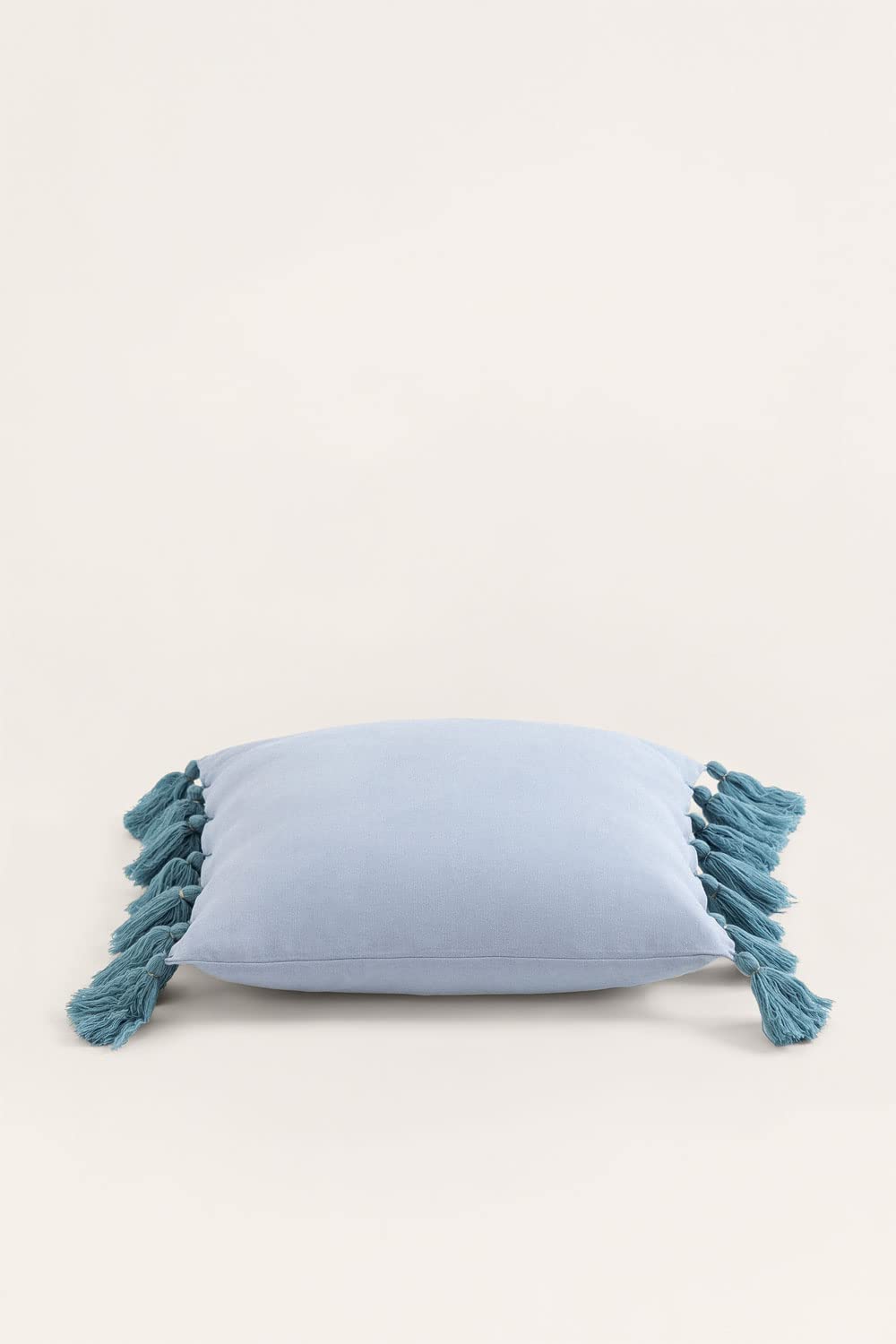 Sklum Tuis cuscino quadrato 40x40 blu cotone